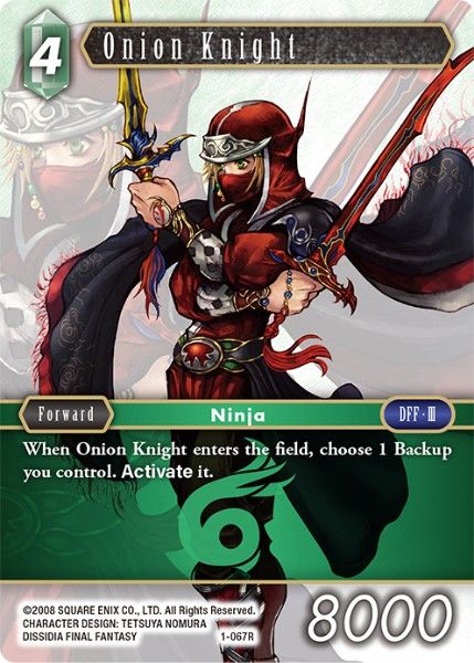 Onion Knight - 1-067R - Opus I - Foil - Card Cavern
