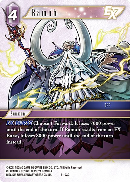 Ramuh - 7-103C - Opus VII - Foil - Card Cavern