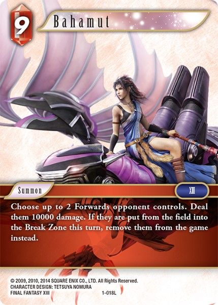 Bahamut - 1-018L - Opus I - Foil - Card Cavern