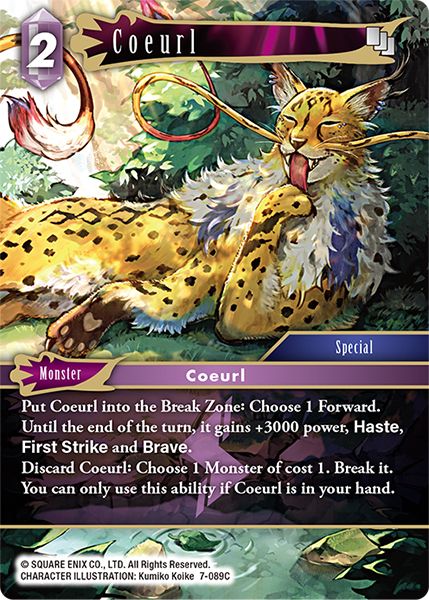 Coeurl - 7-089C - Opus VII - Card Cavern