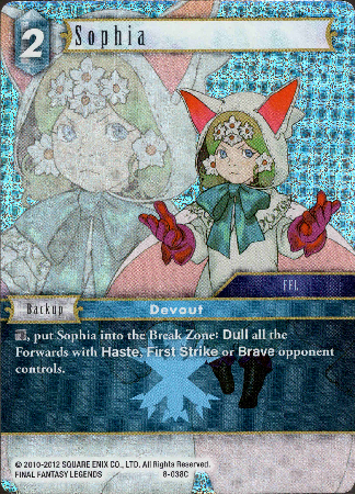 Sophia - 8-038C - Opus VIII - Foil - Card Cavern