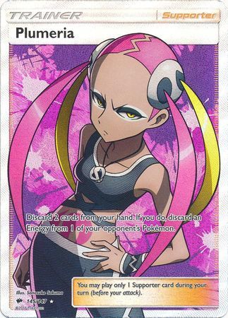 Plumeria Full Art - 145/147 - Burning Shadows - Holo - Card Cavern