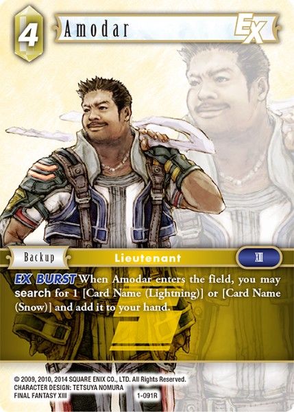 Amodar - 1-091R - Opus I - Card Cavern
