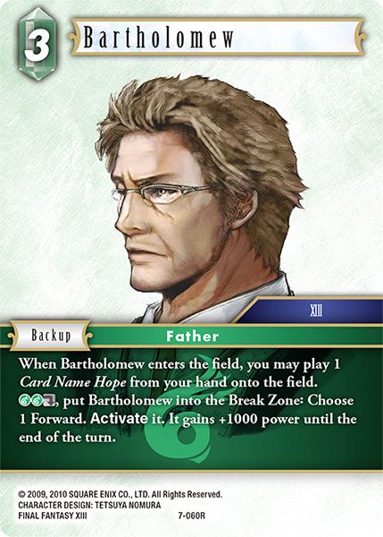 Bartholomew - 7-060R - Opus VII - Card Cavern