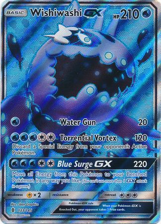 Wishiwashi GX Full Art - 133/145 - Guardians Rising - Holo - Card Cavern