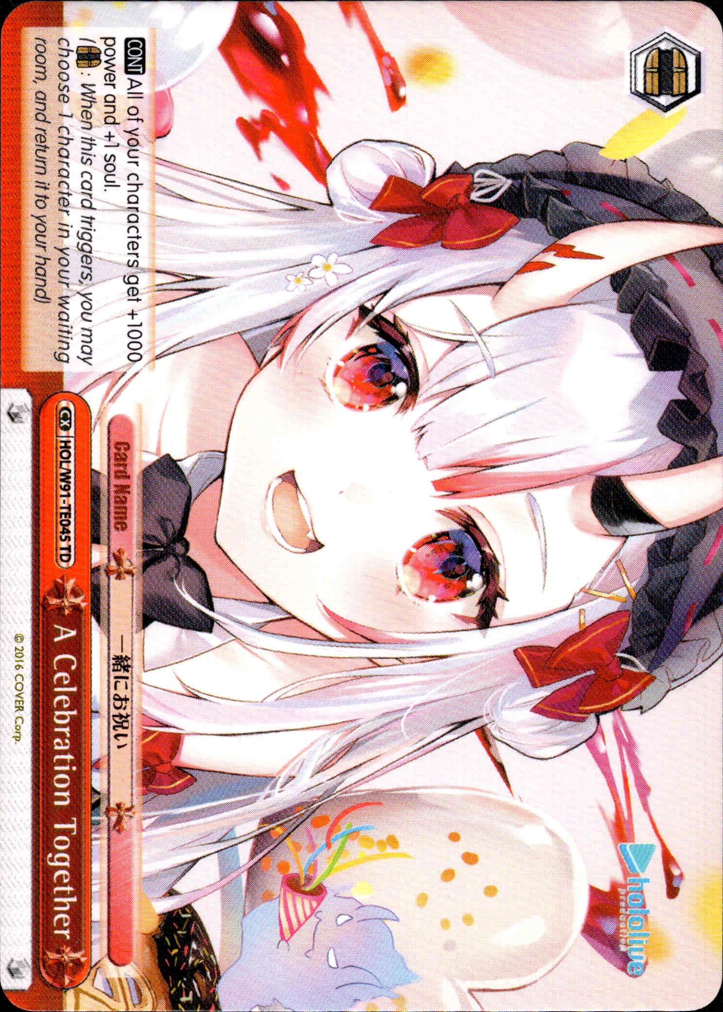 A Celebration Together - HOL/W91-TE045 - Hololive Production 2nd Generation - Card Cavern