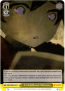 A Childhood Memory - RWBY/WX03-016 - RWBY - Card Cavern