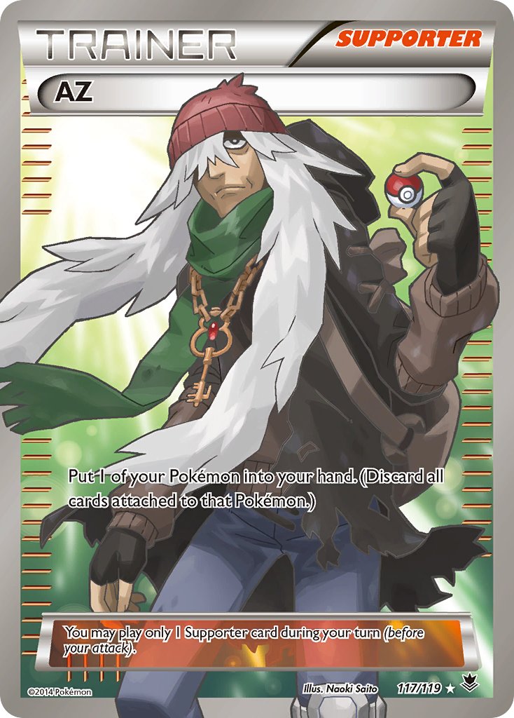 AZ Full Art - 117/119 - Phantom Forces - Holo - Card Cavern