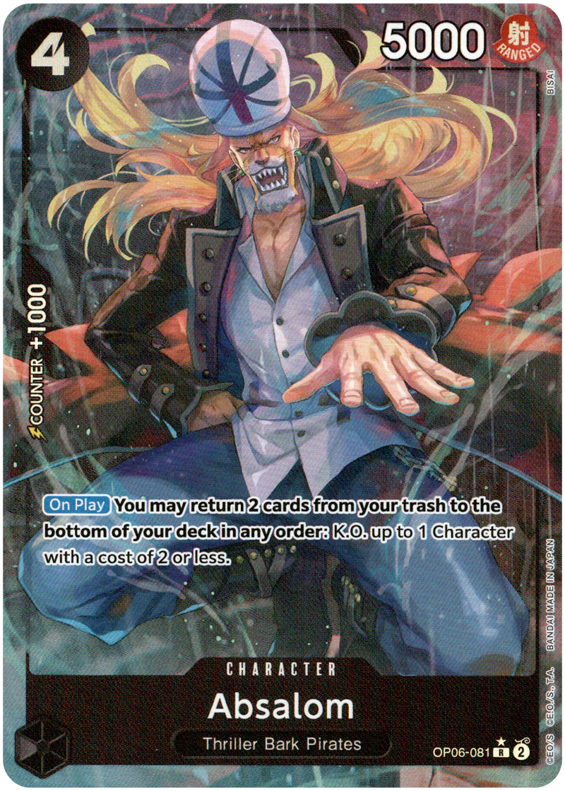 Absalom Alternate Art - OP06-081R - Wings of the Captain - Foil - Card Cavern