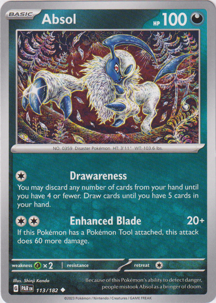 Absol - 113/182 - Paradox Rift - Card Cavern