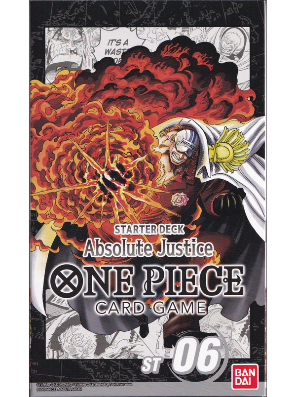 Absolute Justice ST06 Starter Deck - One Piece Card Game - Card Cavern