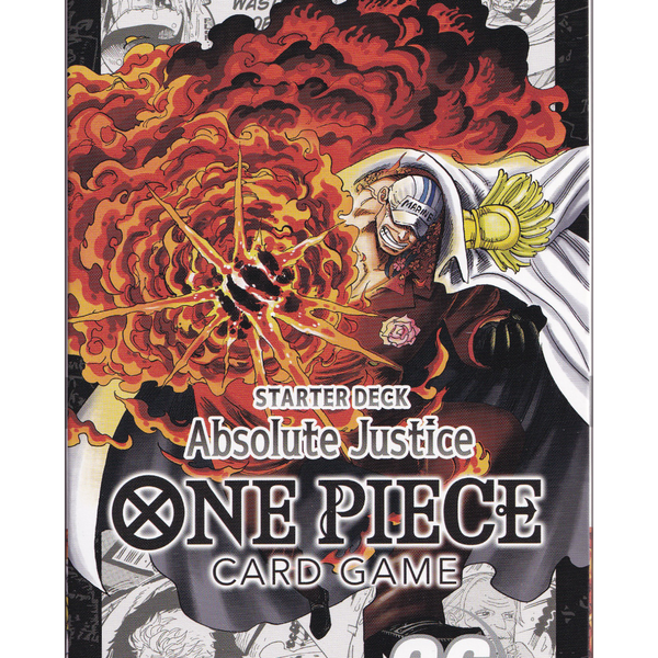 bandai trading card games one piece absolute justice starter deck Absolute Justice ST06 Starter Deck