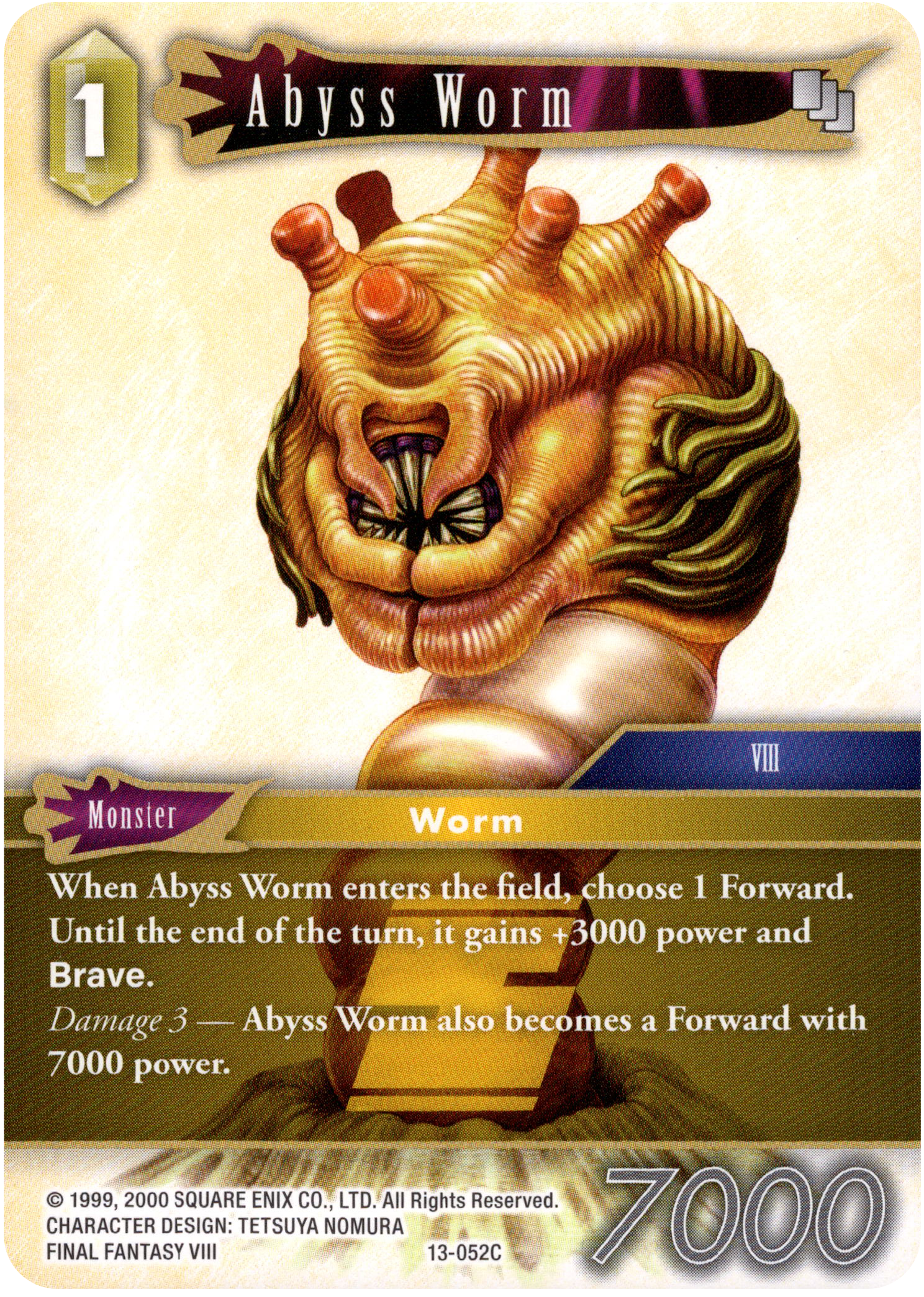 Abyss Worm - 13-052C - Opus XIII - Card Cavern