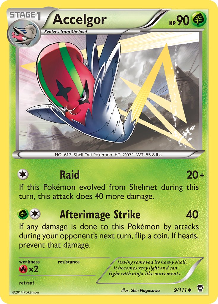 Accelgor - 9/111 - Furious Fists - Card Cavern