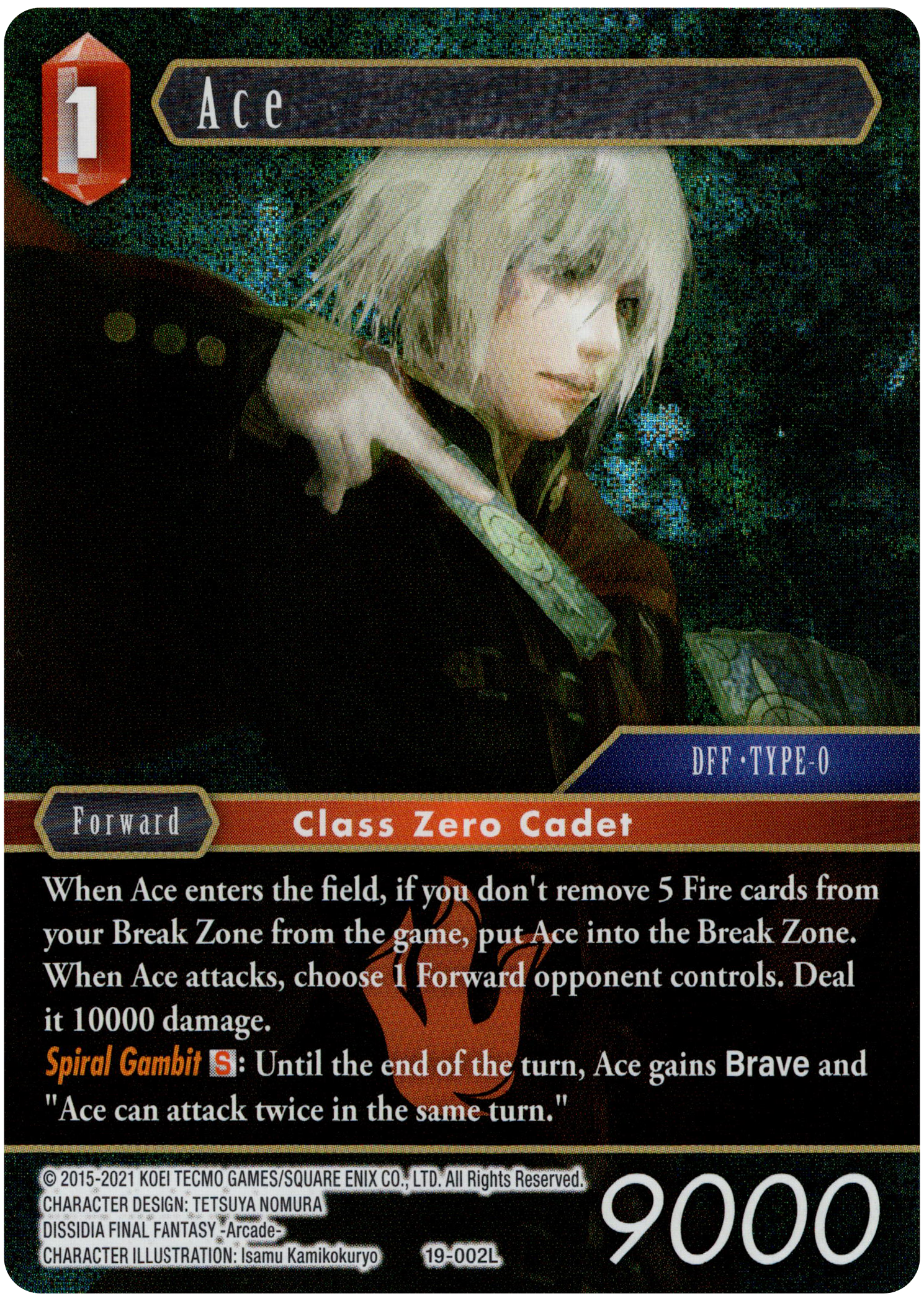 Ace - 19-002L - From Nightmares - Foil - Card Cavern