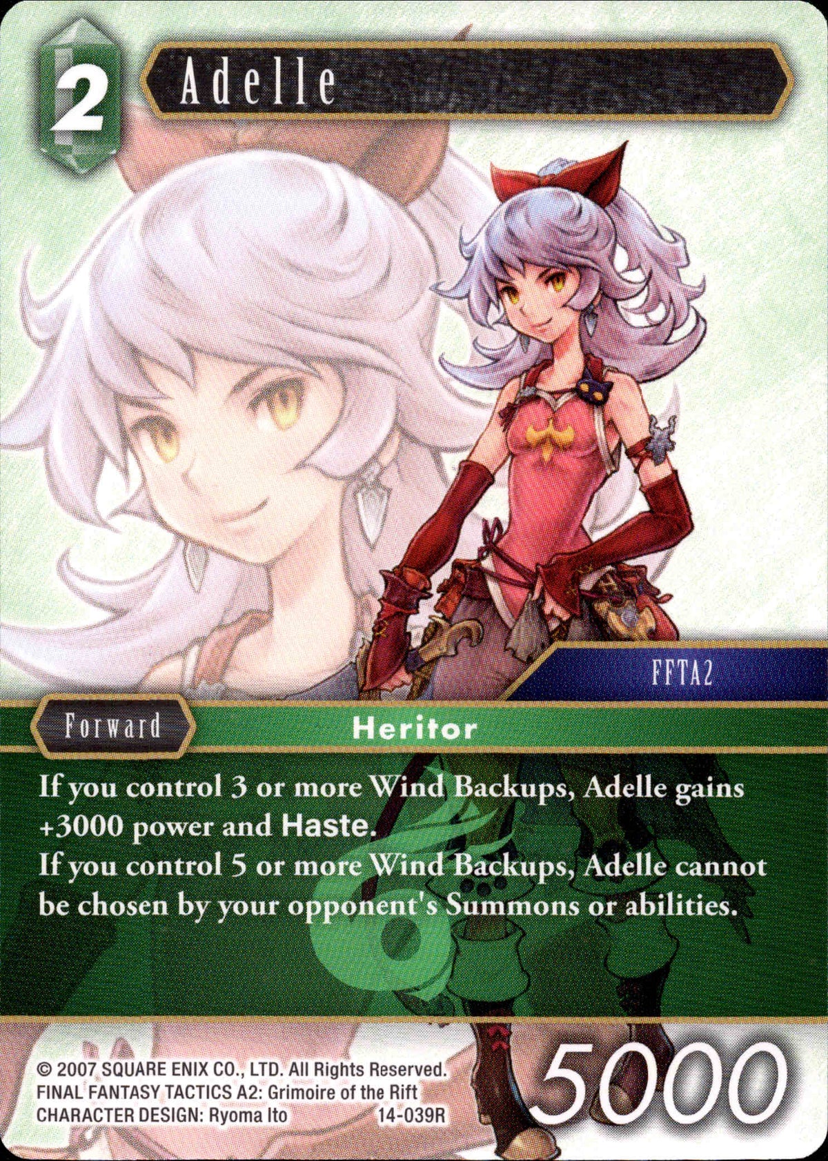 Adelle - 14-039R - Opus XIV - Card Cavern