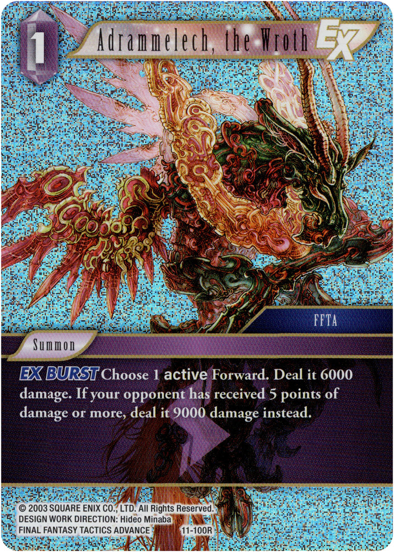 Adrammelech, the Wroth - 11-100R - Opus XI - Foil Card Cavern Trading Cards, LLC Adrammelech, the Wroth - 11-100R - Opus XI - Foil Card Cavern Trading Cards, LLC