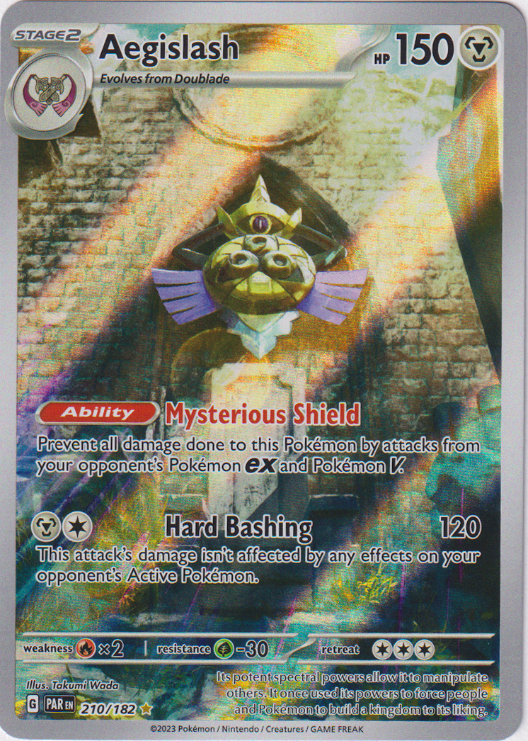 Aegislash - 210/182 - Paradox Rift - Holo - Card Cavern