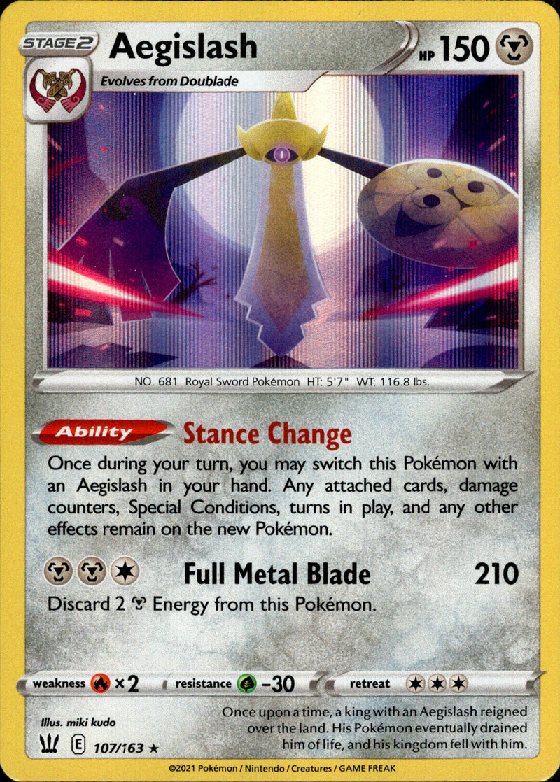 Aegislash - 107/163 - Battle Styles - Holo - Card Cavern