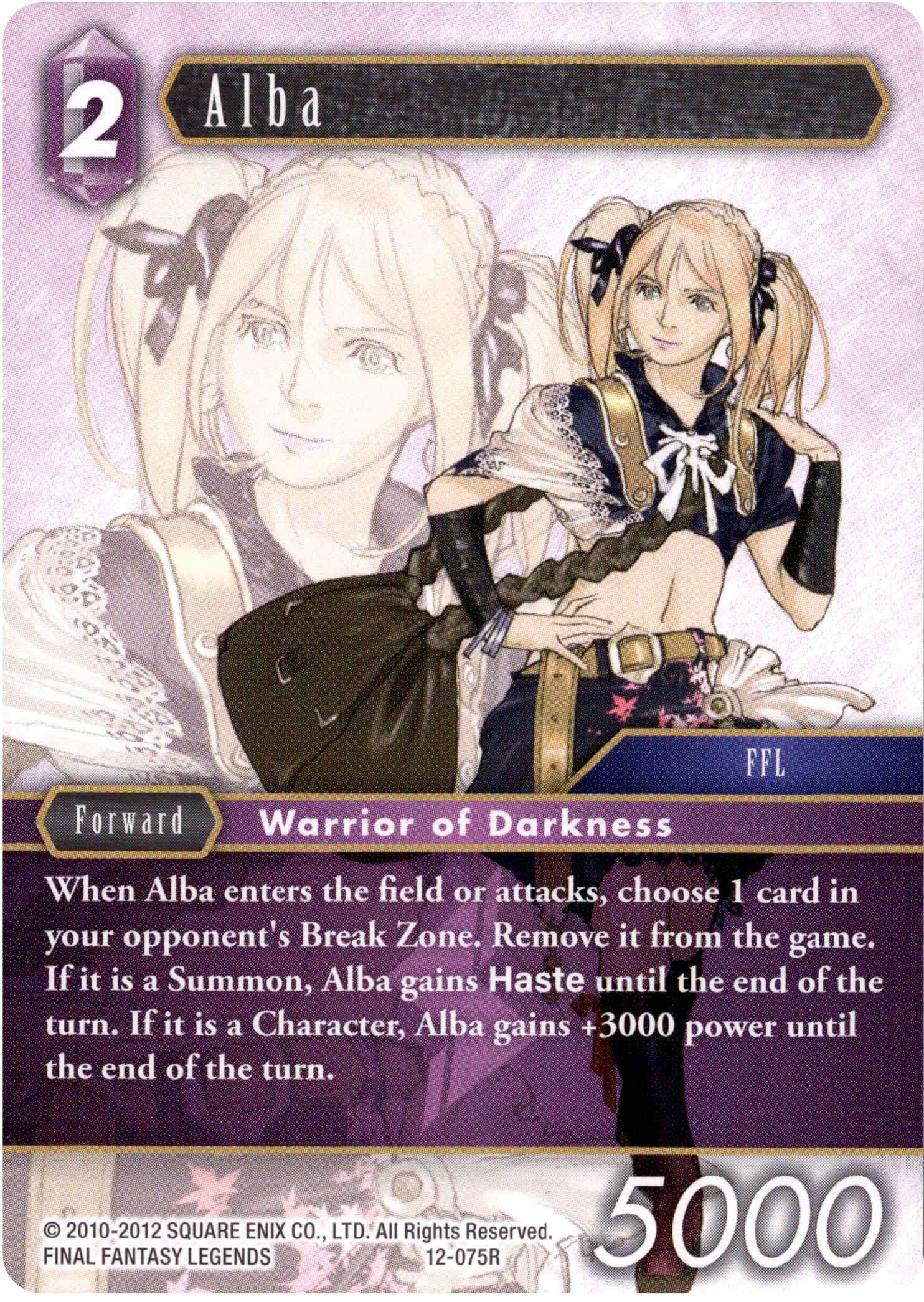 Alba - 12-075R - Opus XII - Card Cavern