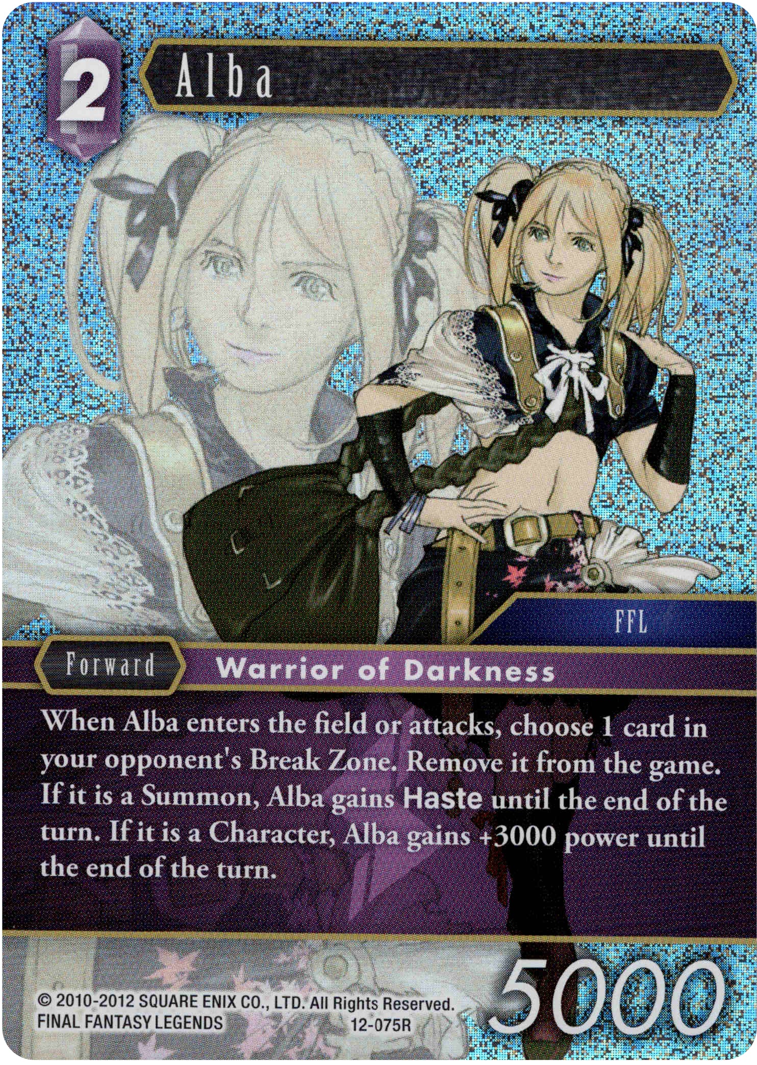 Alba - 12-075R - Opus XII - Foil - Card Cavern