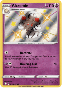 Alcremie - SV058/SV122 - Shining Fates - Holo - Card Cavern