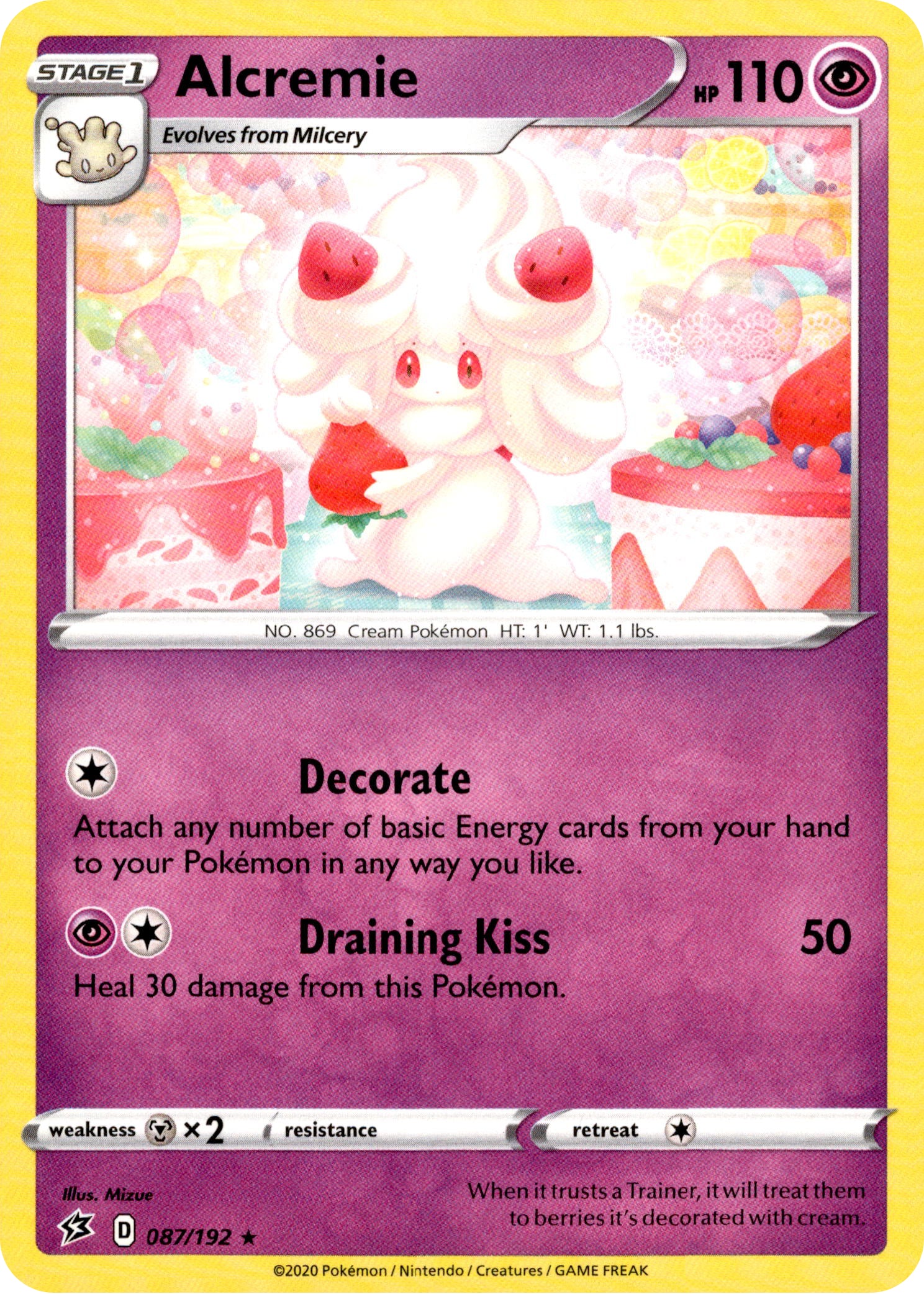 Alcremie - 87/192 - Rebel Clash - Card Cavern
