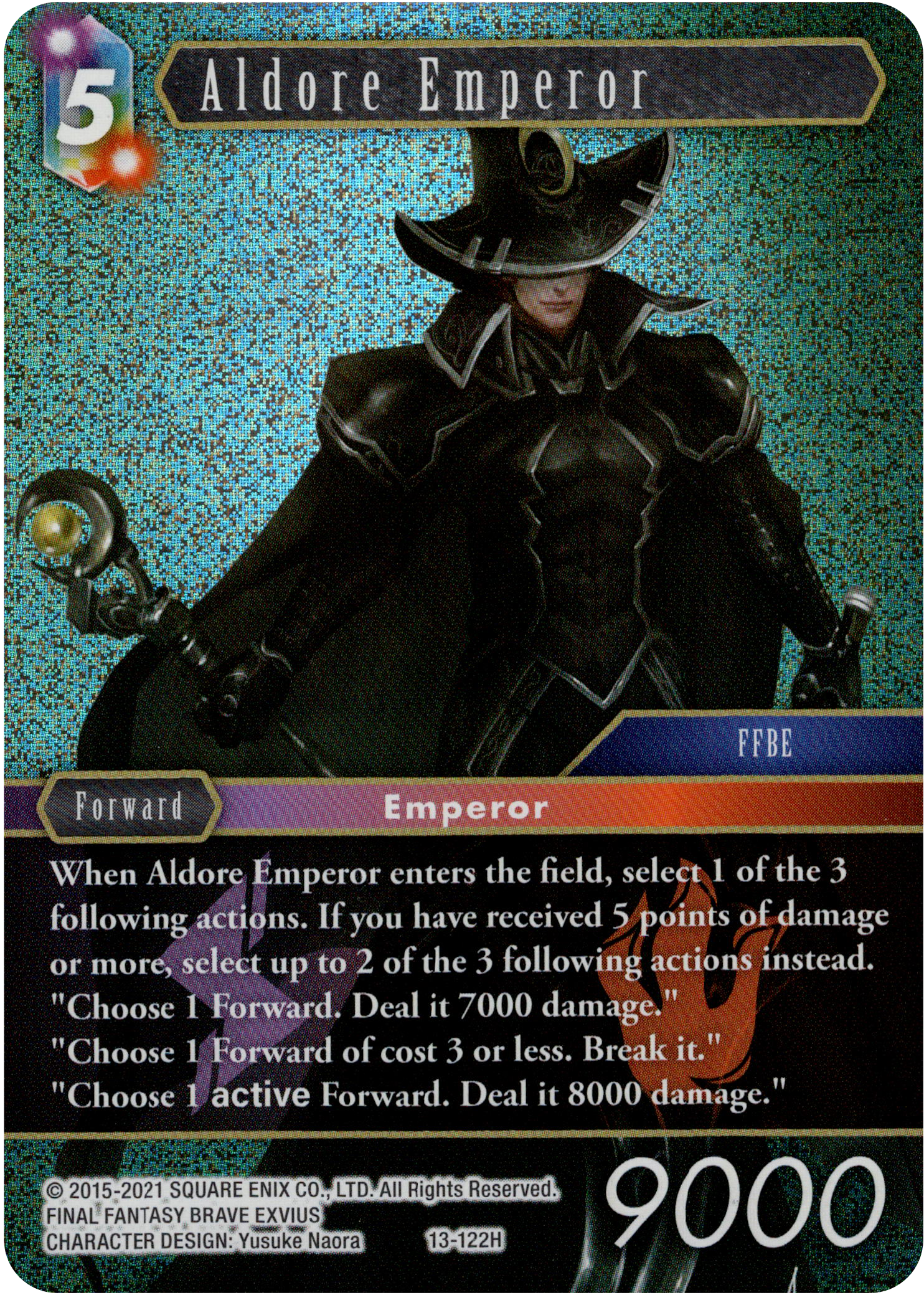 Aldore Emperor - 13-122H - Opus XIII - Foil - Card Cavern