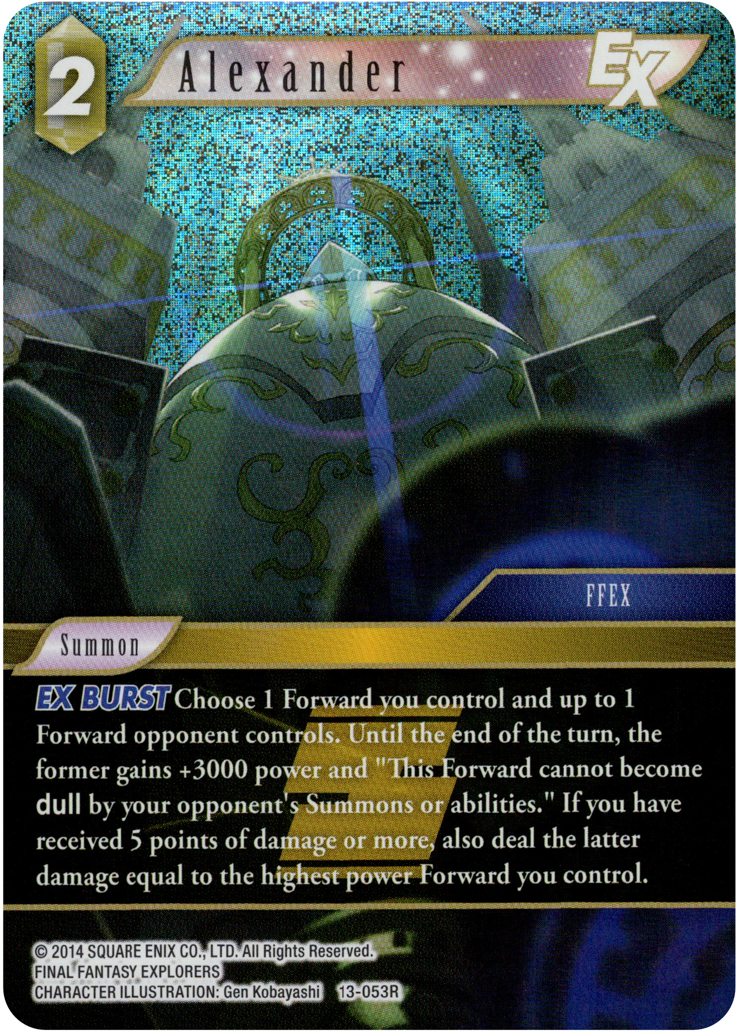 Alexander - 13-053R - Opus XIII - Foil - Card Cavern