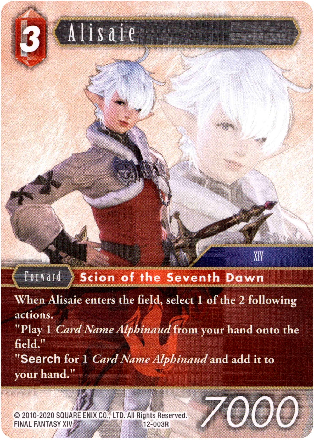 Alisaie - 12-003R - Opus XII - Card Cavern