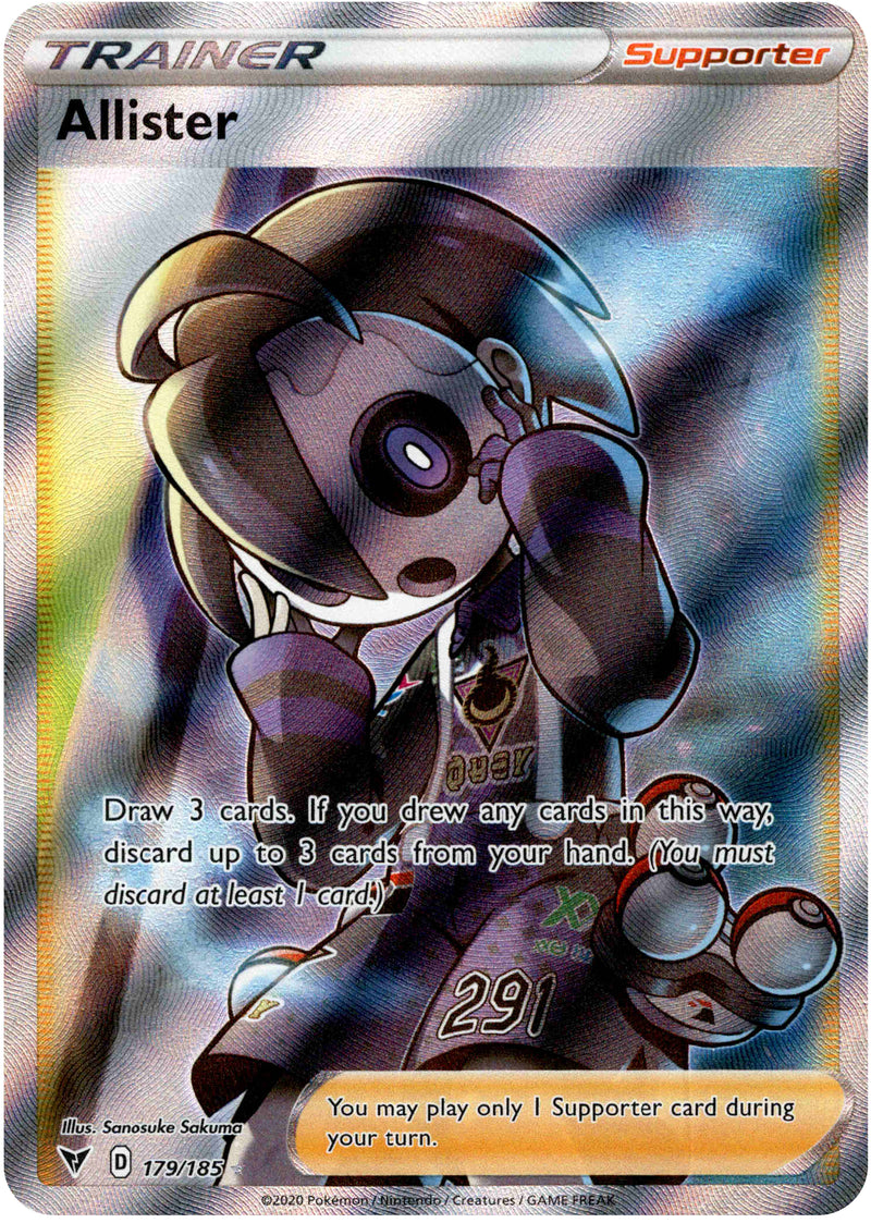 Allister Full Art - 179/185 - Vivid Voltage