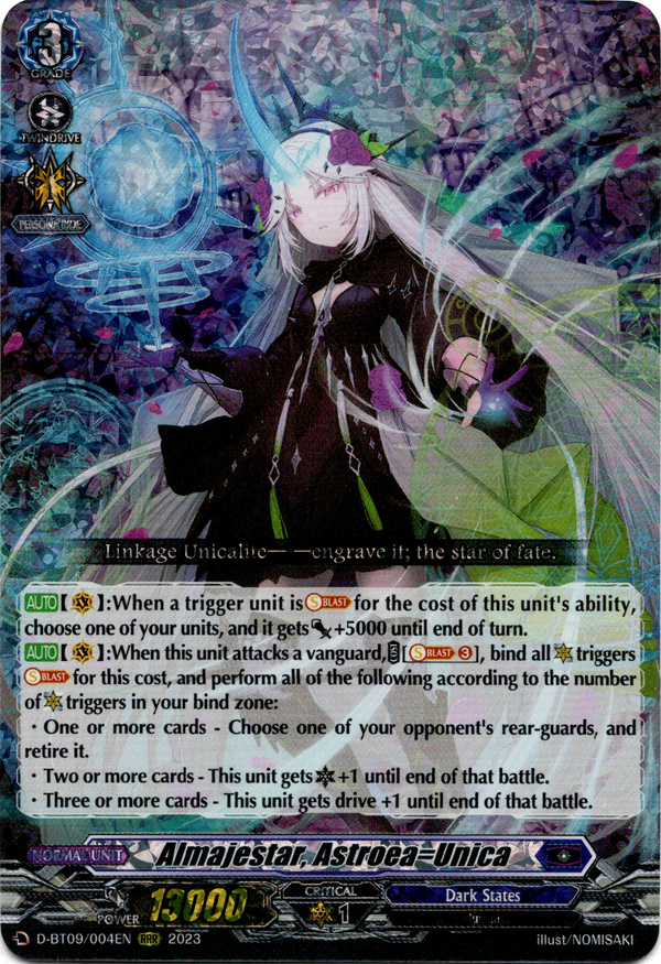 Almajestar, Astroea=Unica - D-BT09/004EN - Dragontree Invasion - Card Cavern