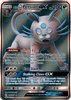 Alolan Persian GX Full Art - 219/236 - Cosmic Eclipse - Holo - Card Cavern