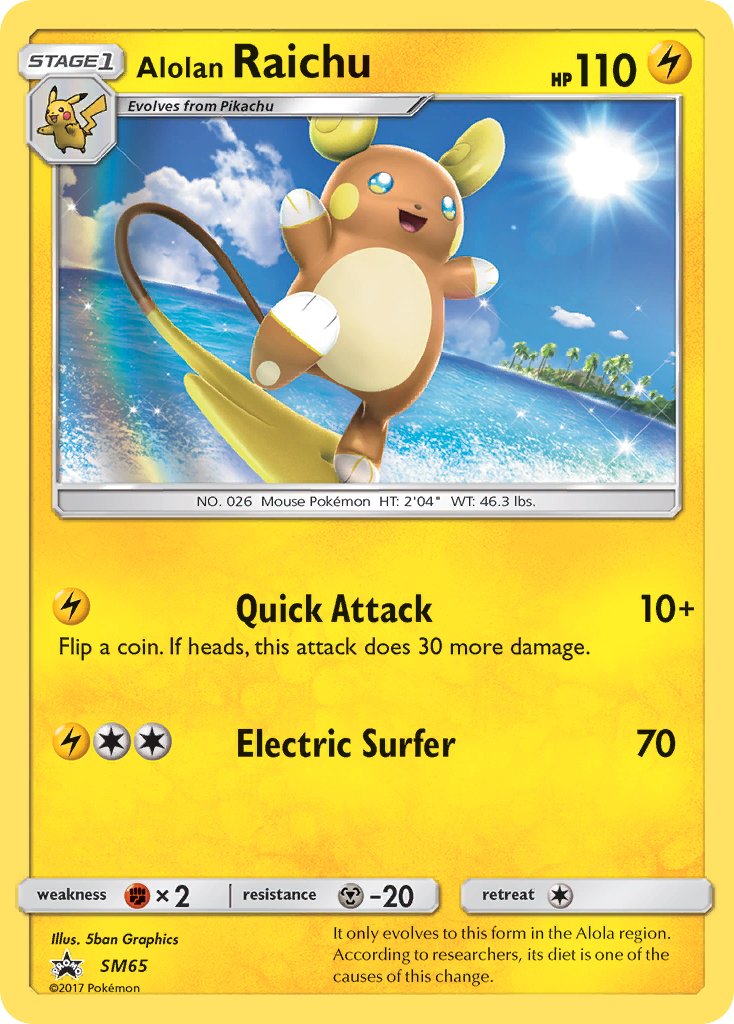 Alolan Raichu - SM65 - Promo - Card Cavern