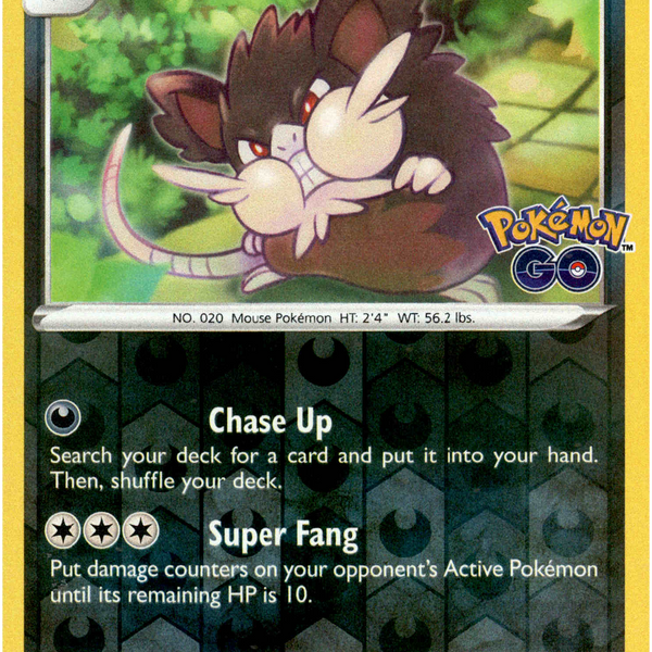 Alolan Raticate - 042/078 - Pokemon Go - Reverse Holo Card Cavern Trading Cards, LLC Alolan Raticate - 042/078 - Pokemon Go - Reverse Holo Card Cavern Trading Cards, LLC