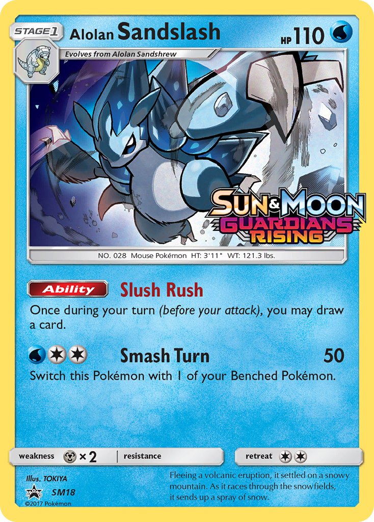 Alolan Sandslash Prerelease - SM18 - Promo - Card Cavern