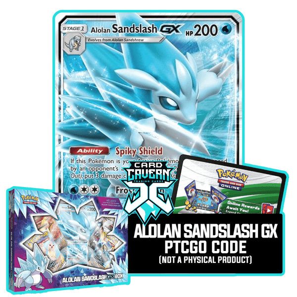 Alolan Sandslash GX SM236 PTCGO Code – Card Cavern Trading Cards, LLC