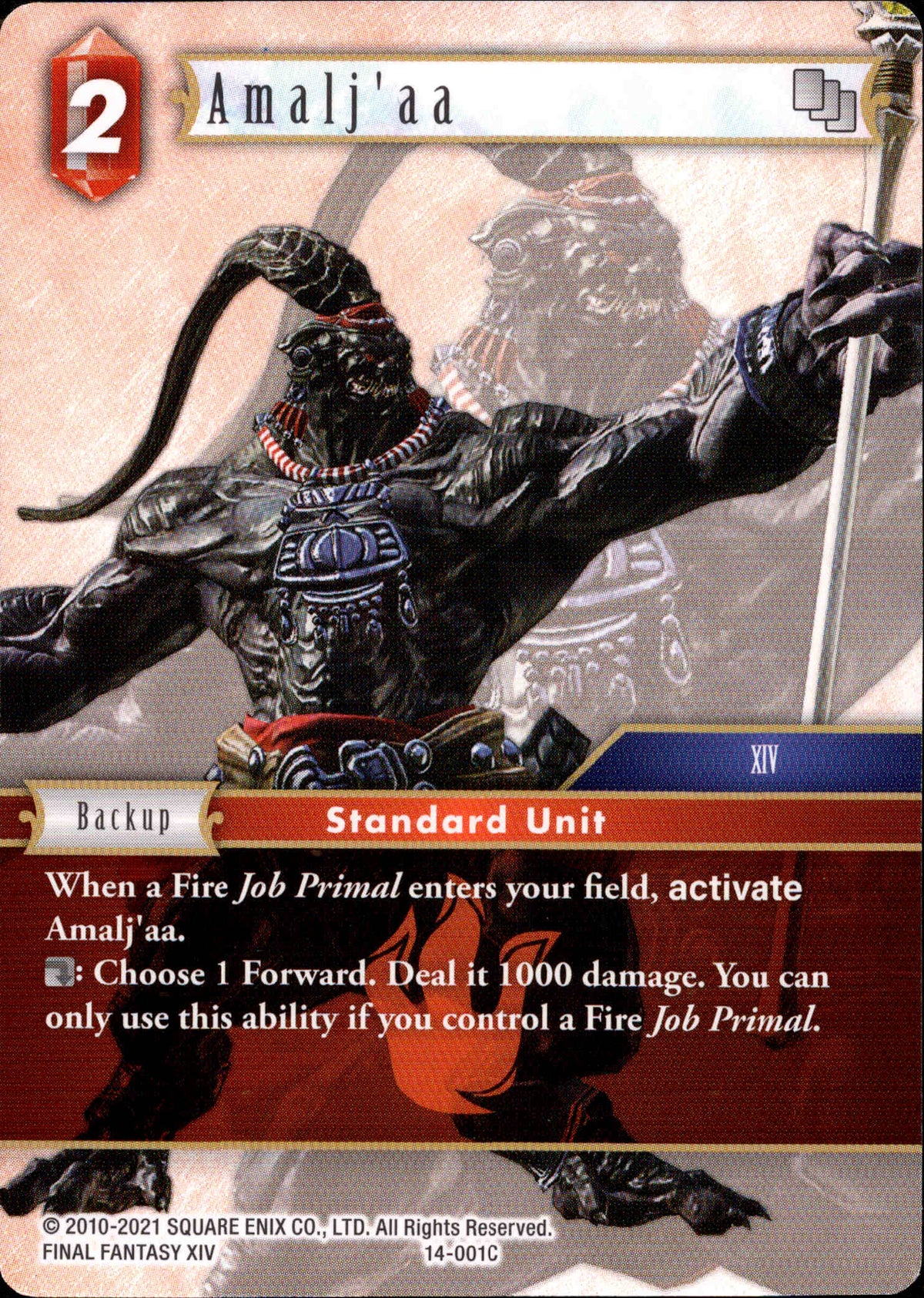 Amalj'aa - 14-001C - Opus XIV - Card Cavern