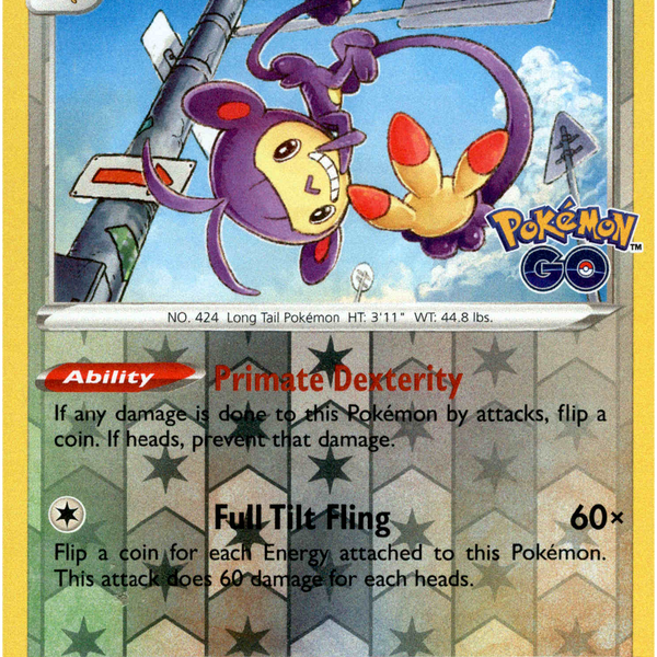 ambipom pokemon go card Ambipom - 057/078 - Pokemon Go