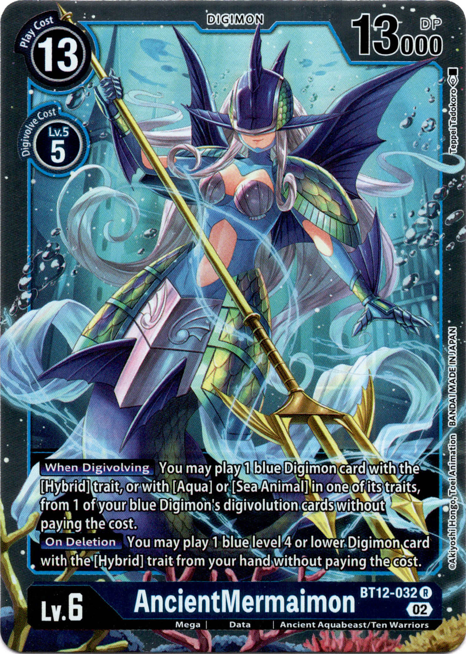 AncientMermaimon - BT12-032 R - Across Time - Foil - Card Cavern