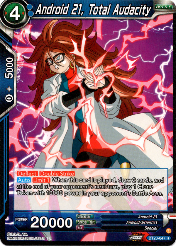 Android 21, Total Audacity - BT20-047 R - Power Absorbed - Card Cavern
