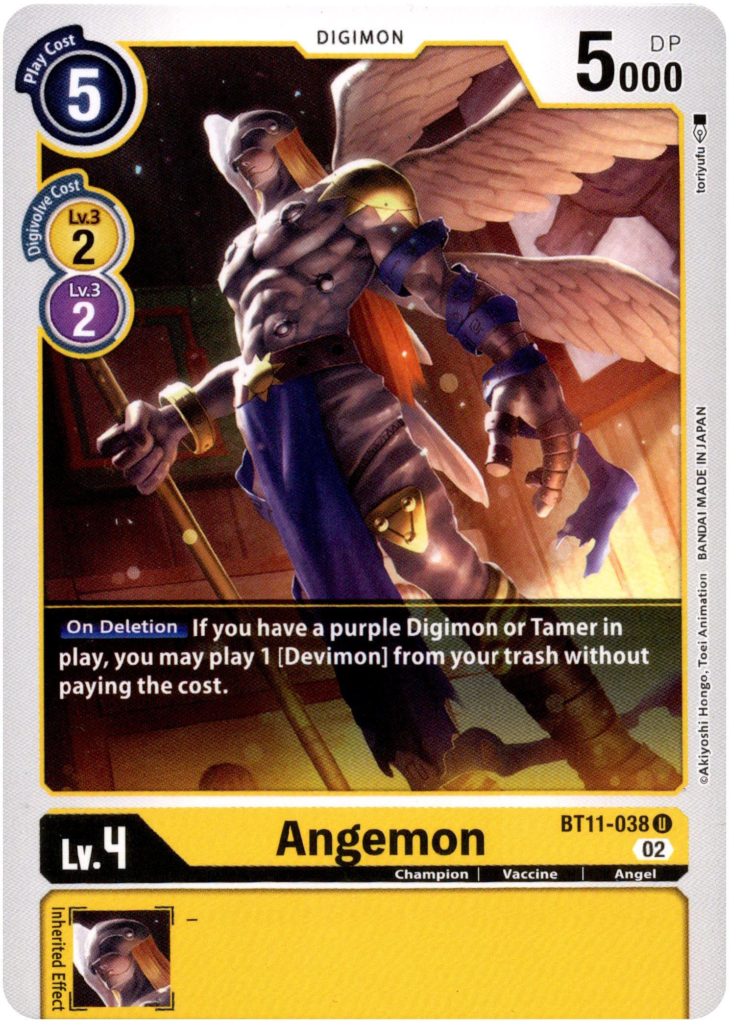 Angemon - BT11-038 U - Dimensional Phase - Card Cavern