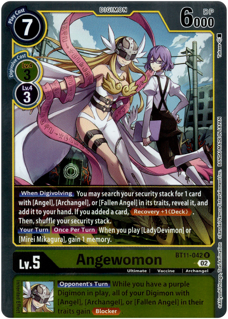 Angewomon - BT11-042 R - Dimensional Phase - Foil Card Cavern Trading Cards, LLC Angewomon - BT11-042 R - Dimensional Phase - Foil Card Cavern Trading Cards, LLC