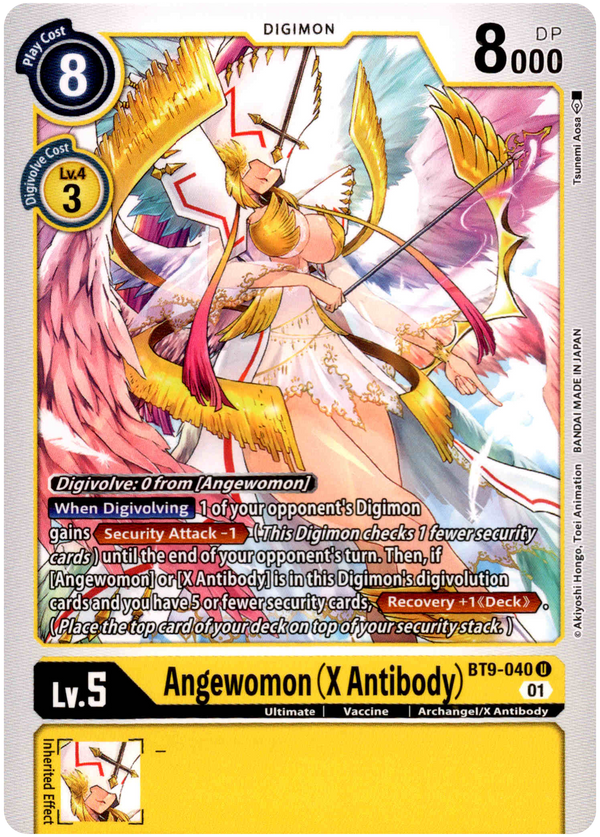 Angewomon (X Antibody) - BT9-040 U - X Record - Card Cavern