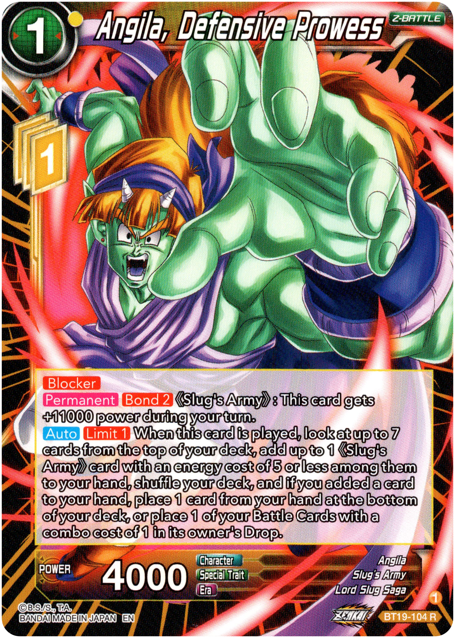 Angila, Defensive Prowess - BT19-104 - Fighter's Ambition - Card Cavern
