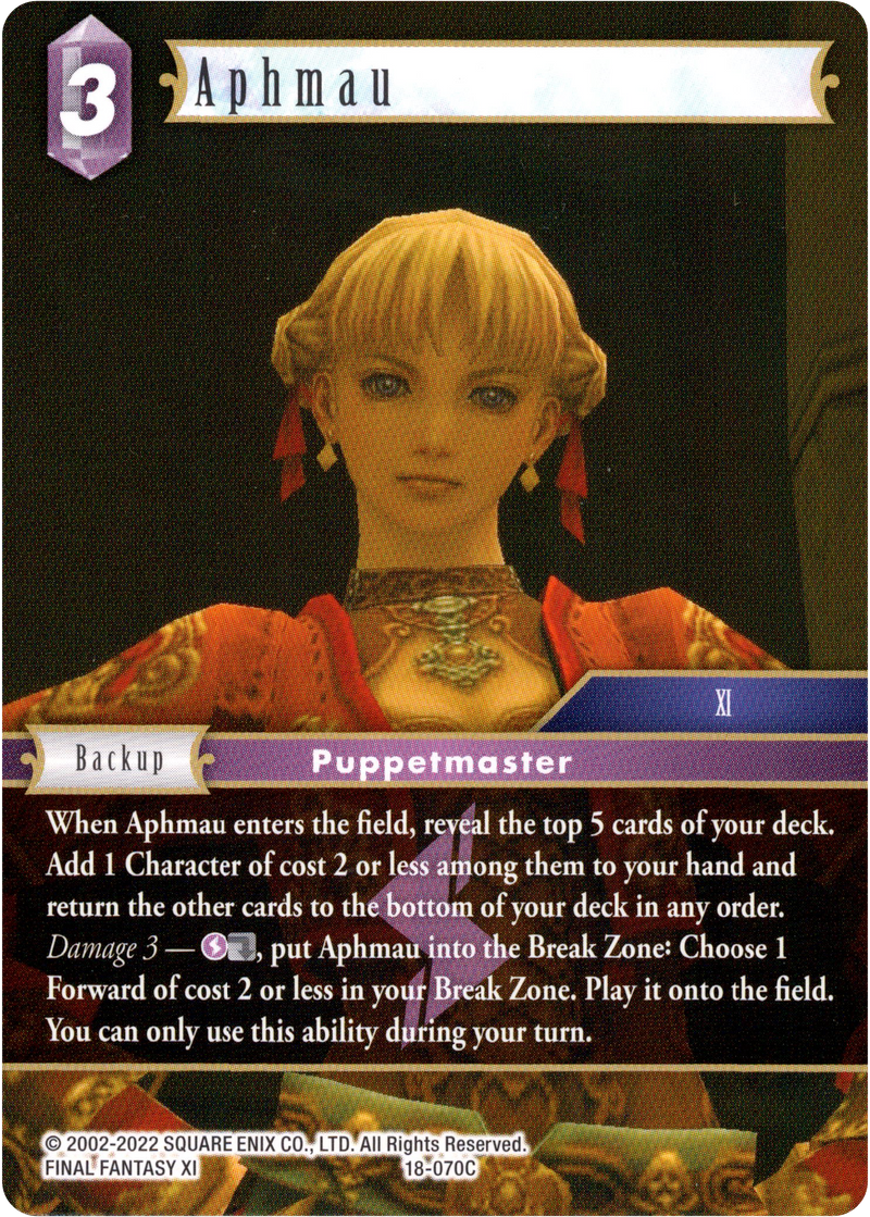 Aphmau - 18-070C - Resurgence of Power - Card Cavern