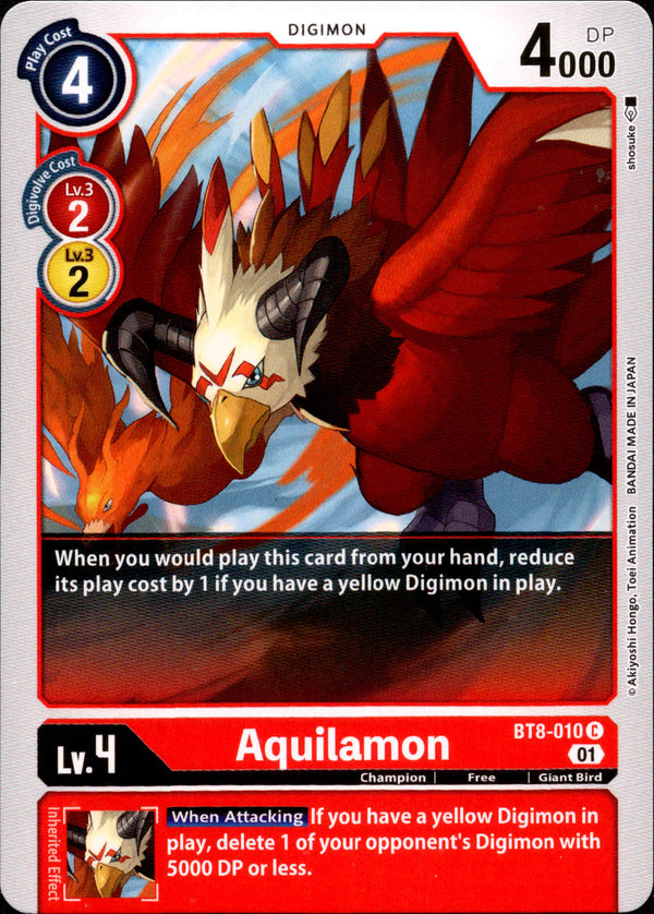 Aquilamon - BT8-010 C - New Awakening - Card Cavern