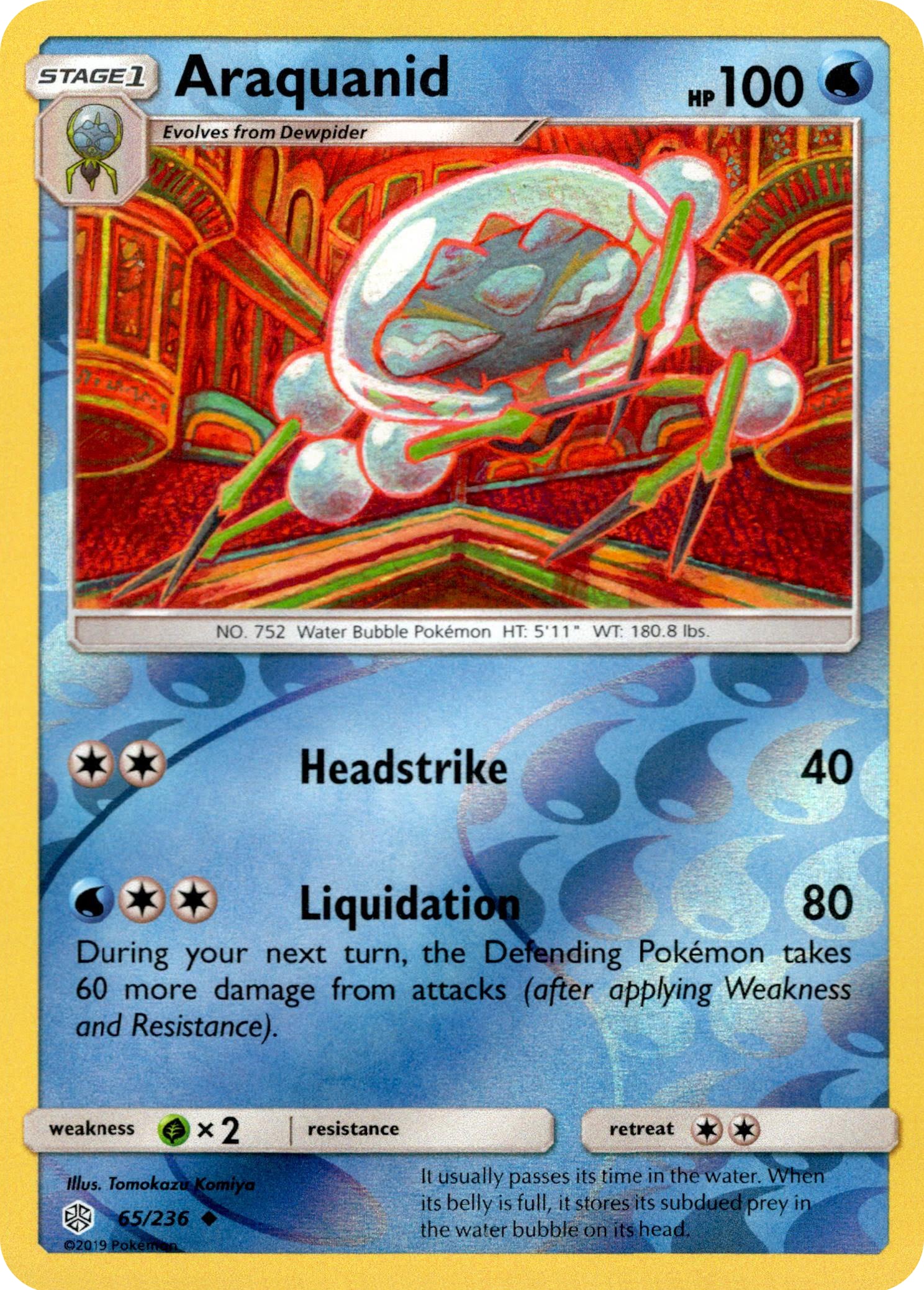 Araquanid - 65/236 - Cosmic Eclipse - Reverse Holo - Card Cavern