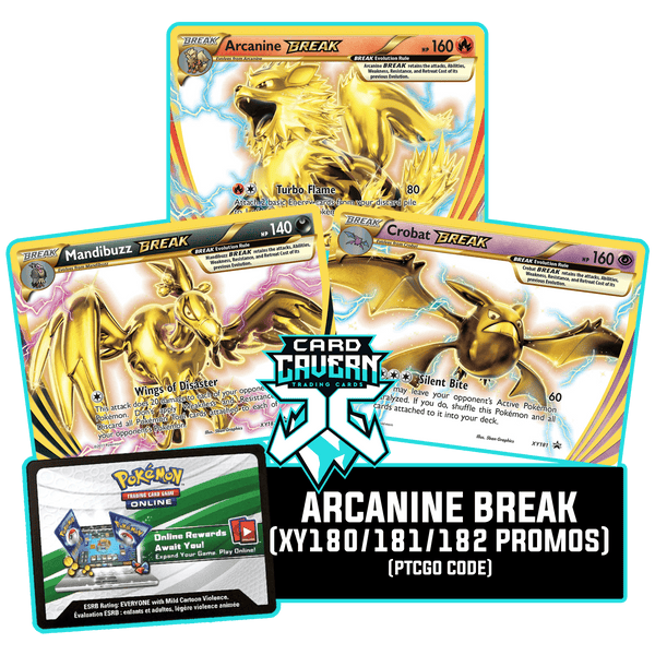 Arcanine BREAK Evolution - Promos - PTCGO Code - Card Cavern