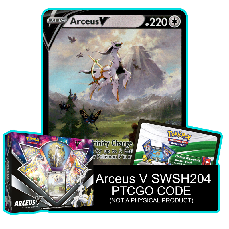 Arceus V SWSH204 Pokemon TCG Live Code